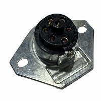 Розетка 7/7 металлическая соединение фишковое 12V Sterling Freightliner International Automann | ТопДизель