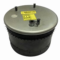 Пневмоподушка со стаканом 3 шп. M10 1 отв-шт. M16 смещ. 28 без отбойника Поршень стальной 1 отв. M16 DAF Turtech | ТопДизель