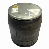 Пневмоподушка со стаканом 2 отверстия M12 1 отверстие-штуцер M22 поршень пластиковый 1 отверстие Schmitz/Weweler Airogear | ТопДизель