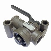 Запорный кран пневмосистемы входная резьба M22x1.5 Mercedes Benz/Renault/BPW Wabco | ТопДизель