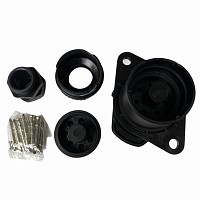 Розетка пластиковая крепление с болтом 7-полюсная EBS 24V DT | ТопДизель