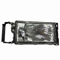 Фара правая H4 прямоугольная без указателя поворота (771-1502R) Scania 94/114/124/144/164 Depo | ТопДизель