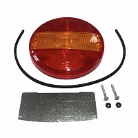 Стекло фонаря заднего круглое MAN/Mercedes Benz/Scania/DAF/Volvo/Iveco/BPW/Fruehauf Monark | ТопДизель