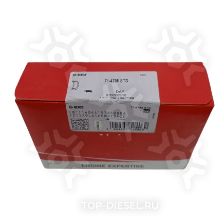 714785STD Вкладыши шатунные STD SPUTTER пара (он 1621000) XE315 DAF 95XF Glyco купить рис.2