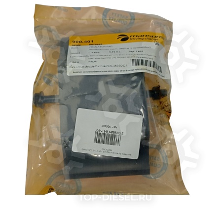 900401 Прокладка Z-рессоры задней Volvo VNL 2003-2006 Mansons купить рис.2