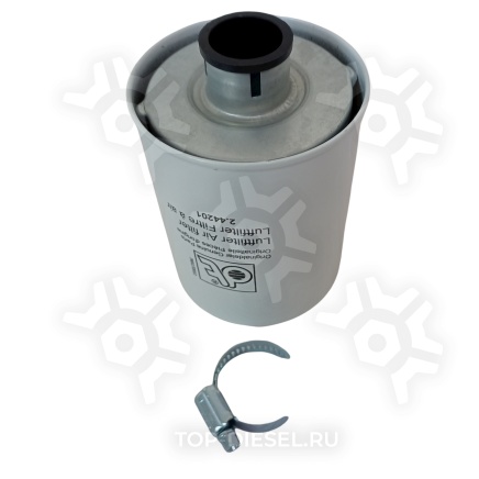 244201 Фильтр воздушный компрессора L=133 d=83/24 длинный Volvo FL10/F10/12/16 Diesel Technic купить рис.2