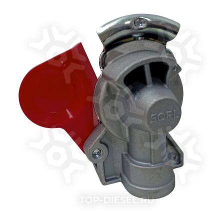 35210040020 Головка соединительная красная M16x1.5 с клапаном на тягач Sorl купить рис.4