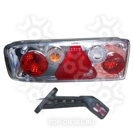 M711419 Фонарь задний левый 7 pin фишка плюс рог Kogel Mars Tech купить рис.2