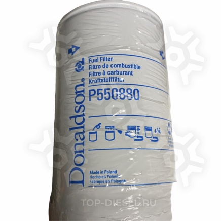 P550880 Фильтр топливный Cummins ISB/QSB/DAF/Iveco D=93 H=174 Donaldson купить рис.2
