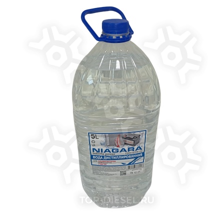 140943 Вода дистиллированная! 5L Niagara купить рис.2