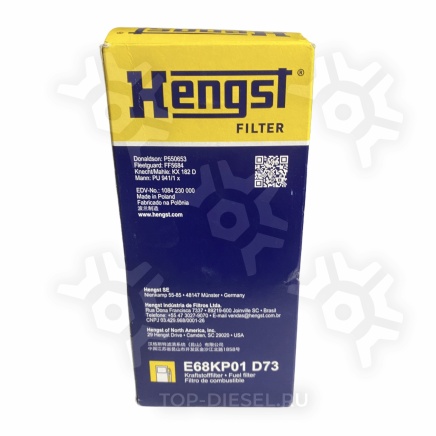E68KP01D73 Фильтр топливный Scania 124R420 04> (новый на ножках) Hengst купить